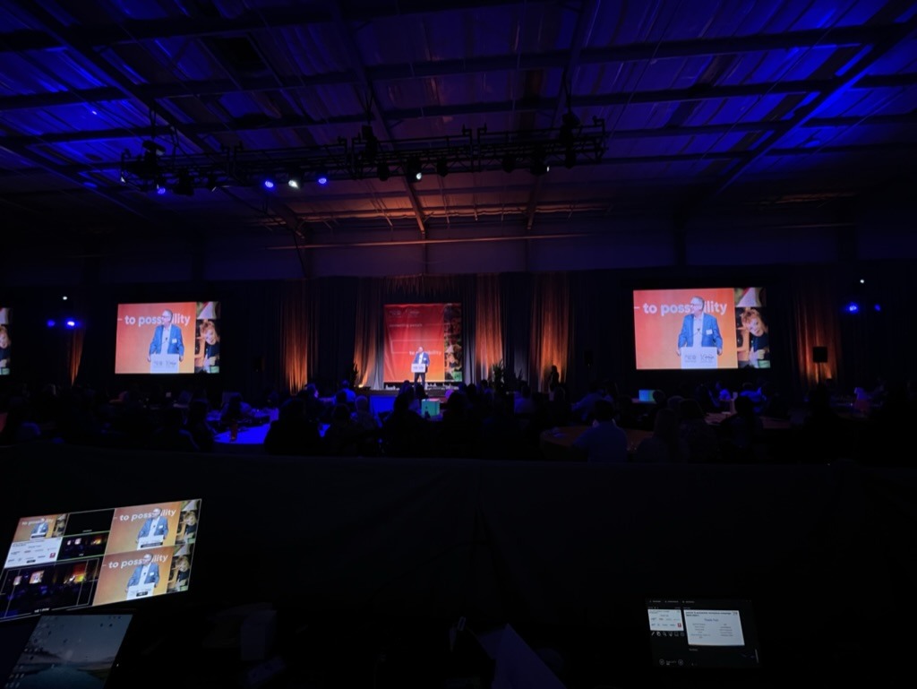 Alltech Live show control team operating an event